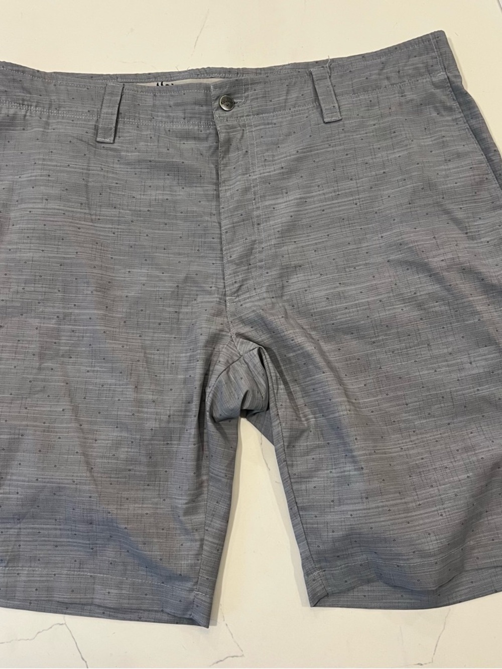 Men's Grey Callaway Patterned Casual Shorts